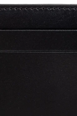 Fendi BLACK Leather card holder