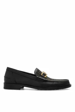 Fendi BLACK Leather loafers