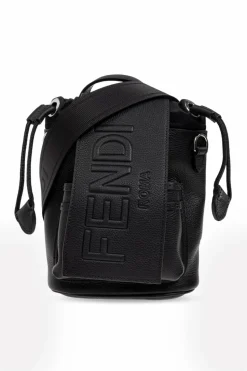 Fendi BLACK Leather shoulder bag