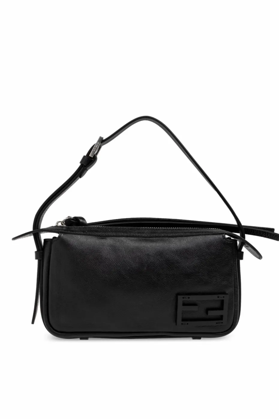 Fendi BLACK Leather shoulder bag ‘Smiply Fendi Mini’