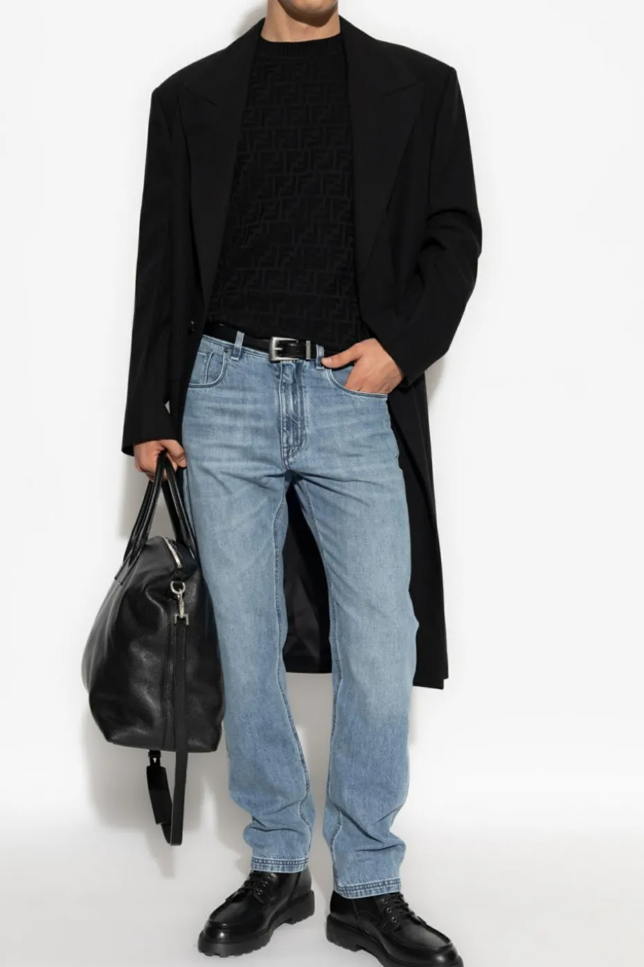 Fendi BLACK Monogram sweater
