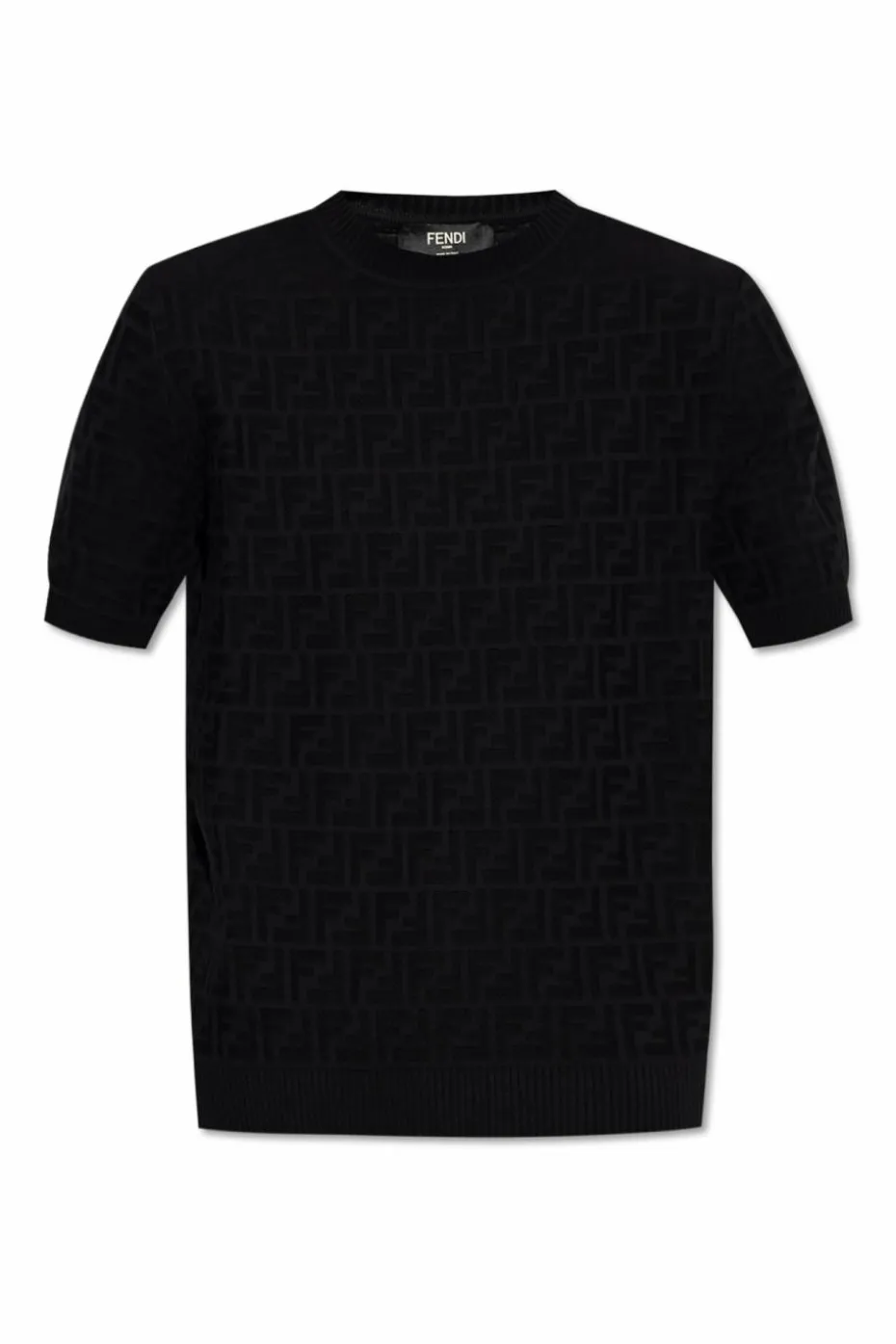 Fendi BLACK Short-sleeved sweater