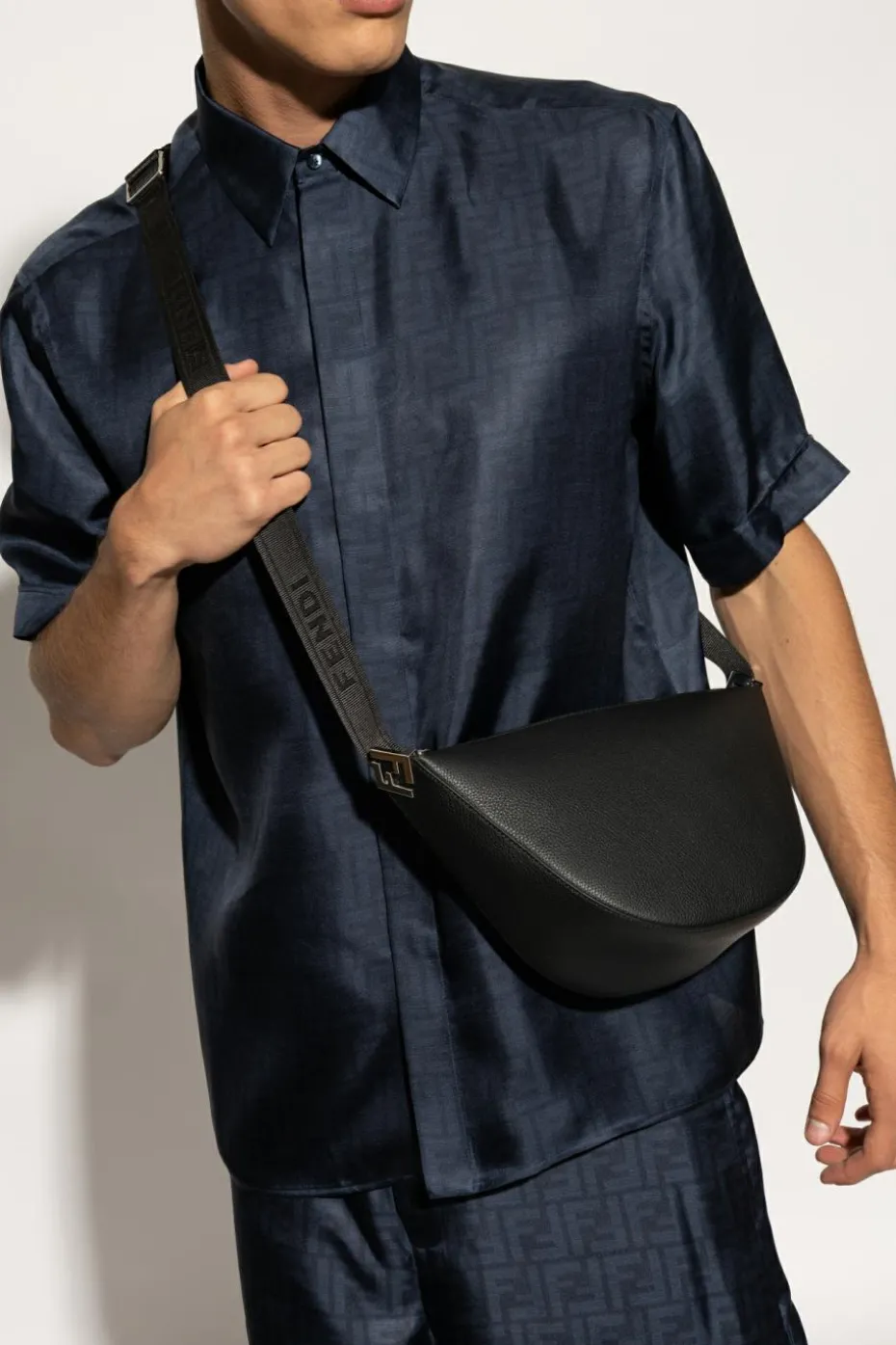 Fendi BLACK Shoulder Bag Small Melon