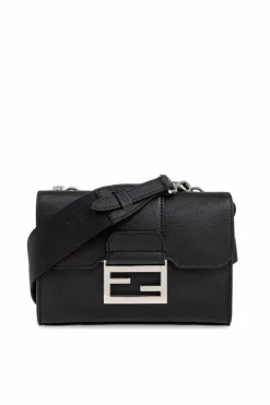 Fendi BLACK Shoulder bag Double Baguette