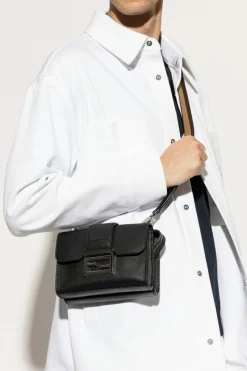 Fendi BLACK Shoulder bag Double Baguette