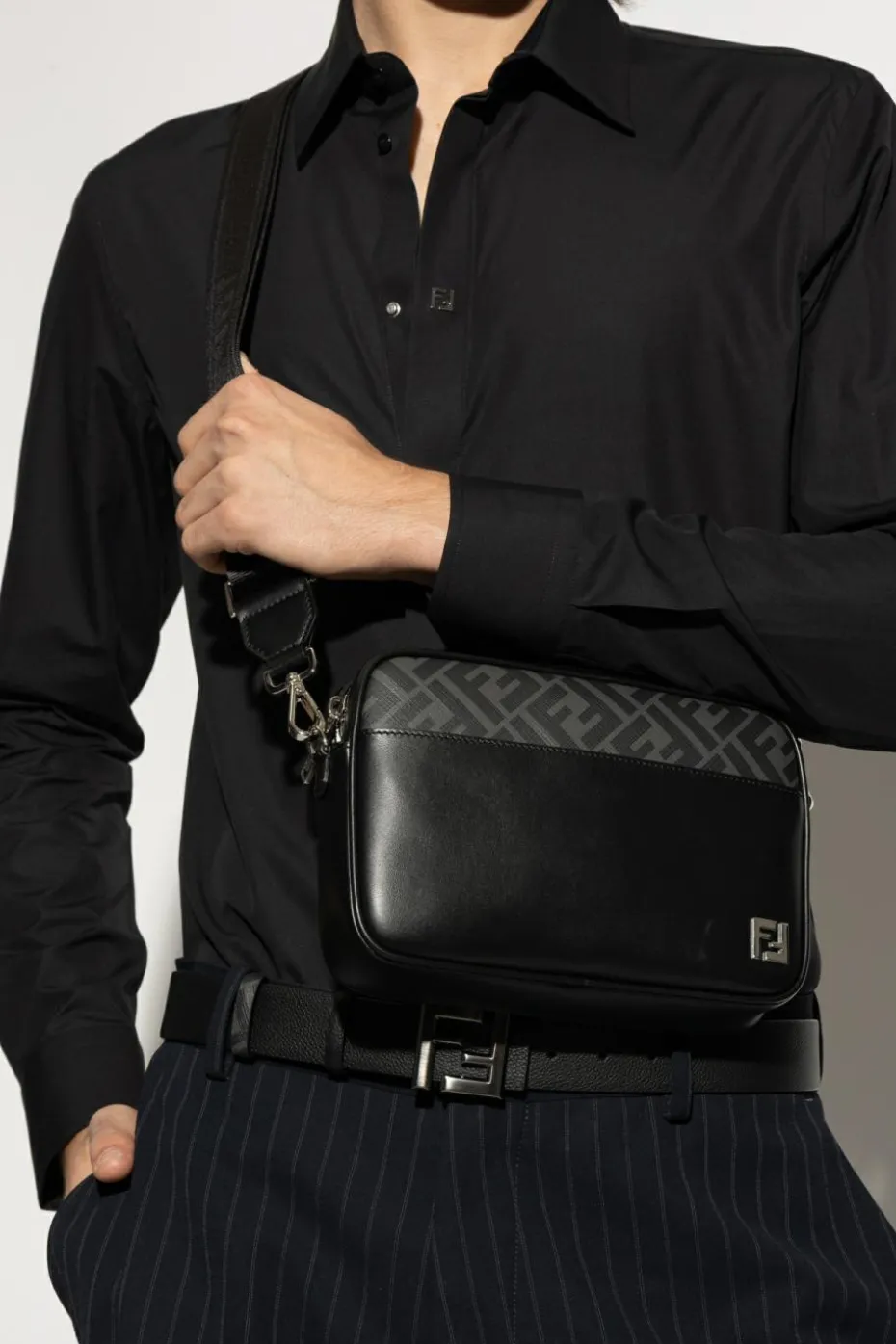 Fendi BLACK Shoulder bag with logo