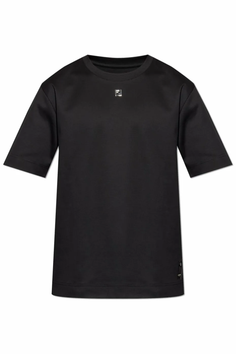 Fendi BLACK T-shirt with logo