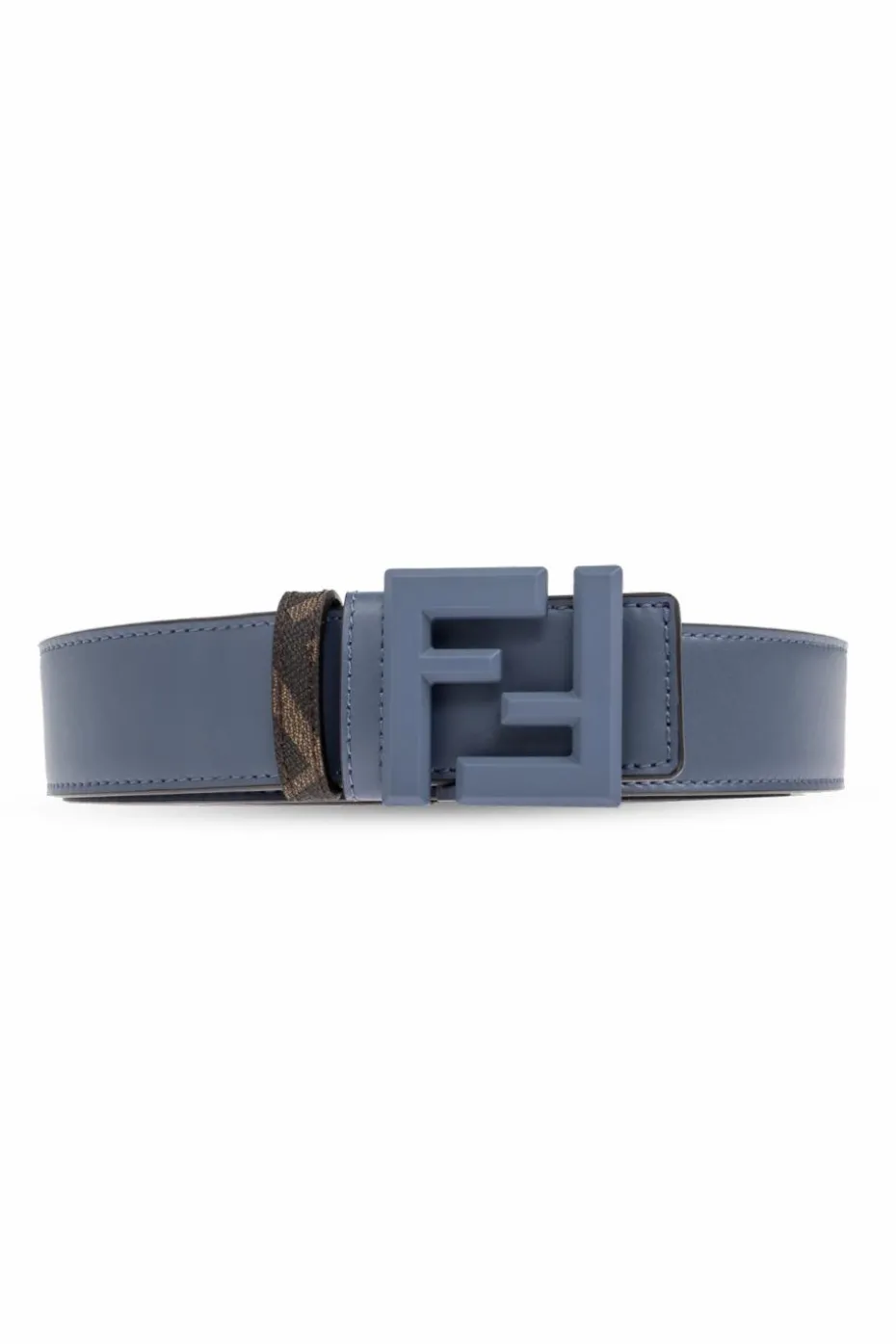Fendi BLUE Double-sided belt