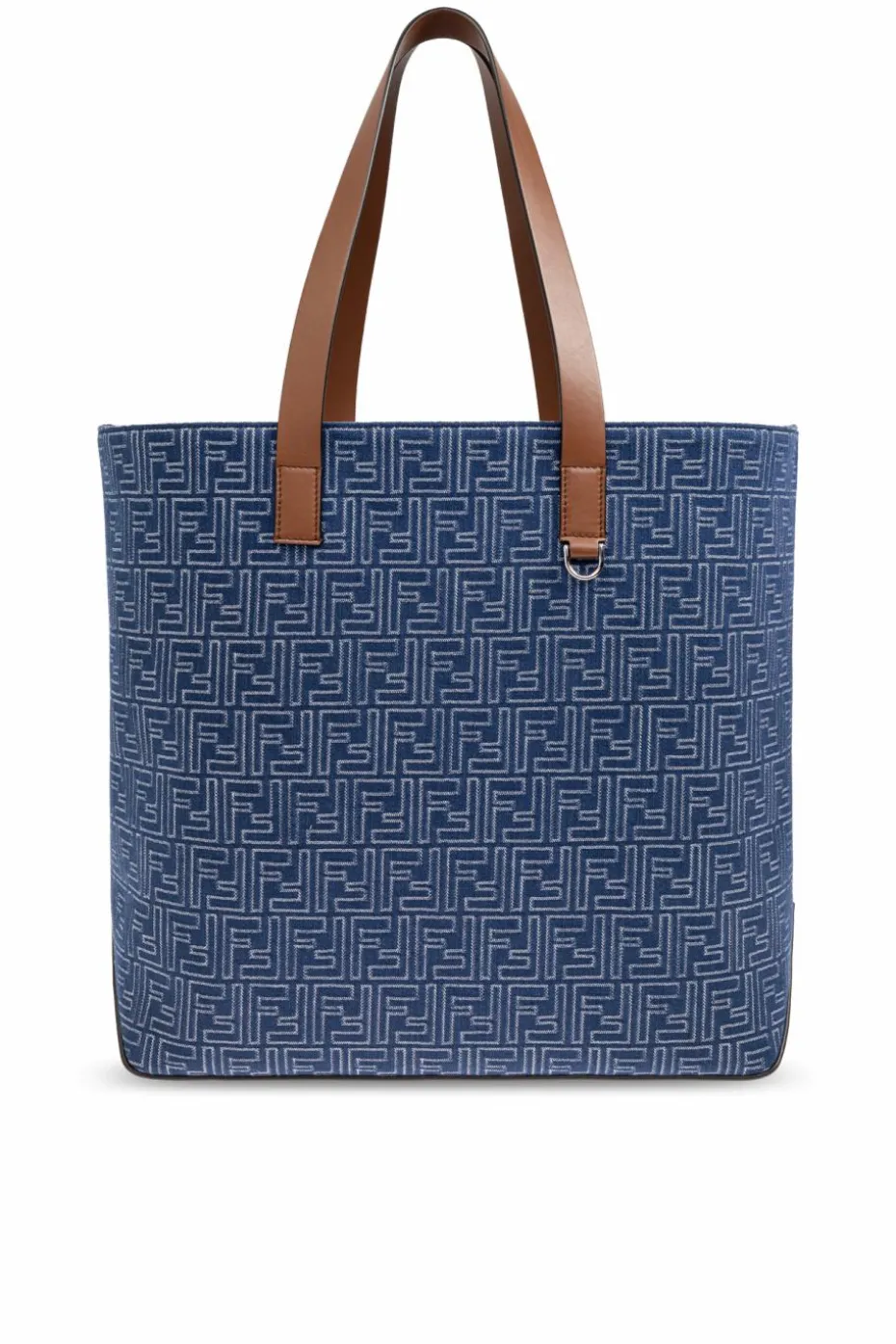 Fendi BLUE "FF Medium" shopper bag