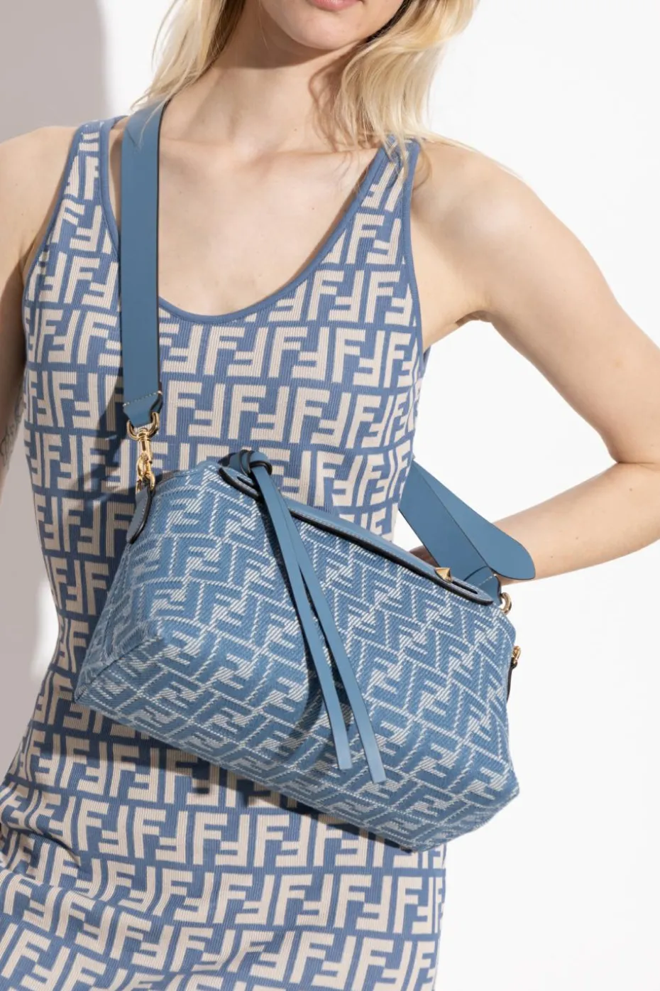 Fendi BLUE Handbag By The Way Soft Medium