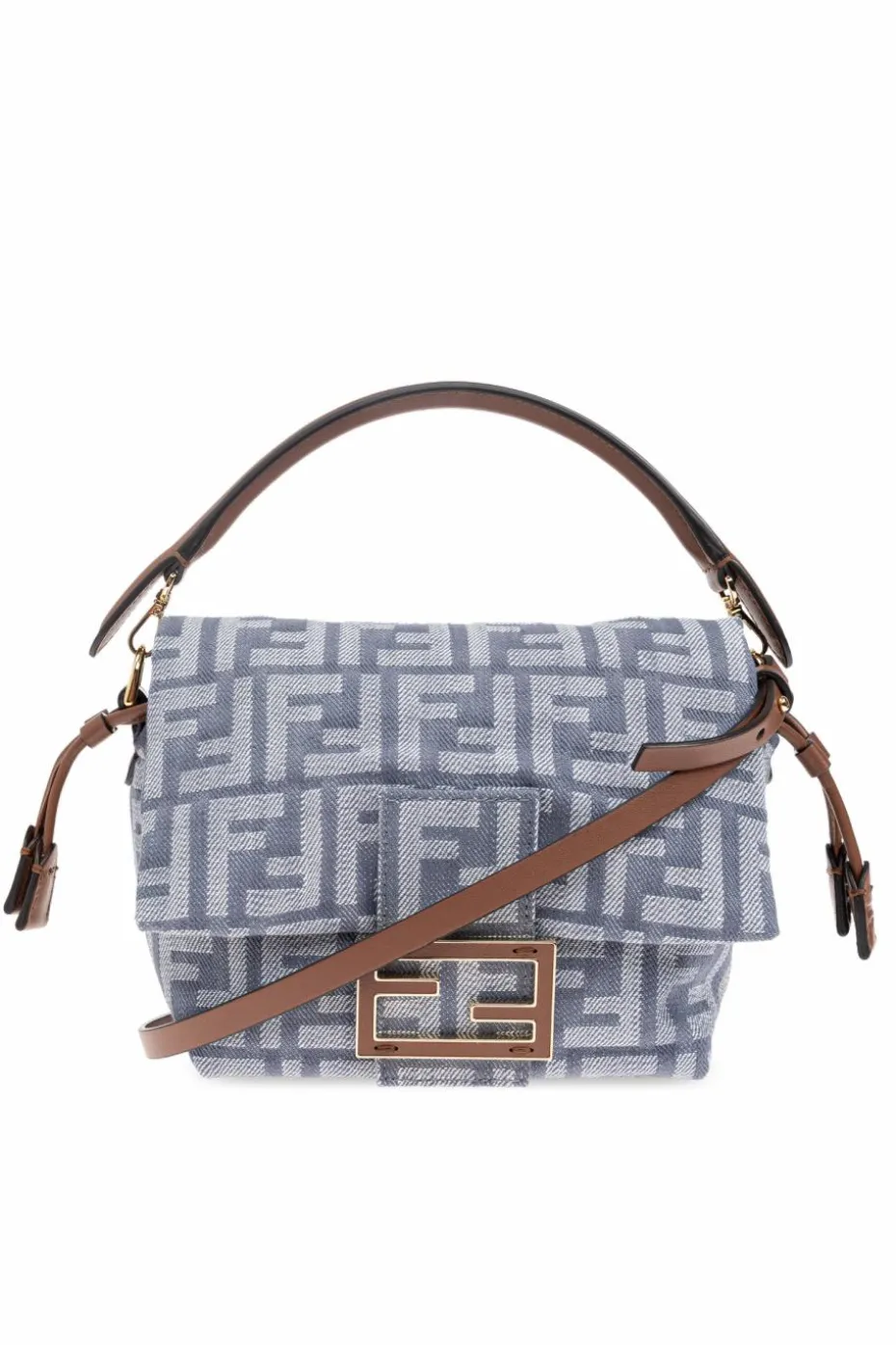 Fendi BLUE Handbag "Mamma Small"