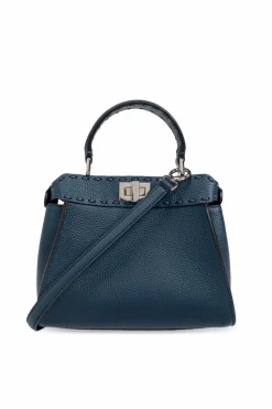 Fendi BLUE Handbag 'Peekaboo Mini'