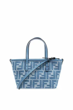 Fendi BLUE Handbag Roll Mini