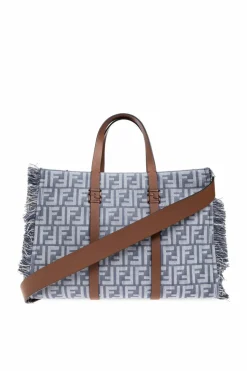 Fendi BLUE Shopper bag "Summer"