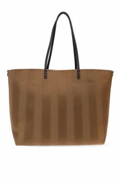 Fendi BROWN Bag Roll Large type shopper