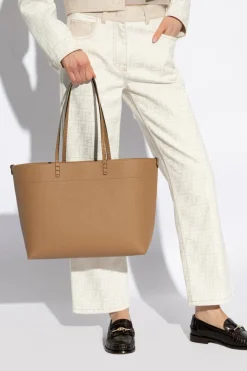 Fendi BROWN Bag Roll Medium type shopper