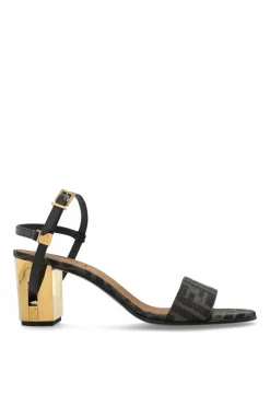 Fendi BROWN Heeled sandals