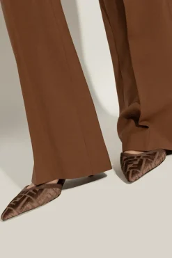 Fendi BROWN Heeled shoes "Colibr_x001a_ Lite"