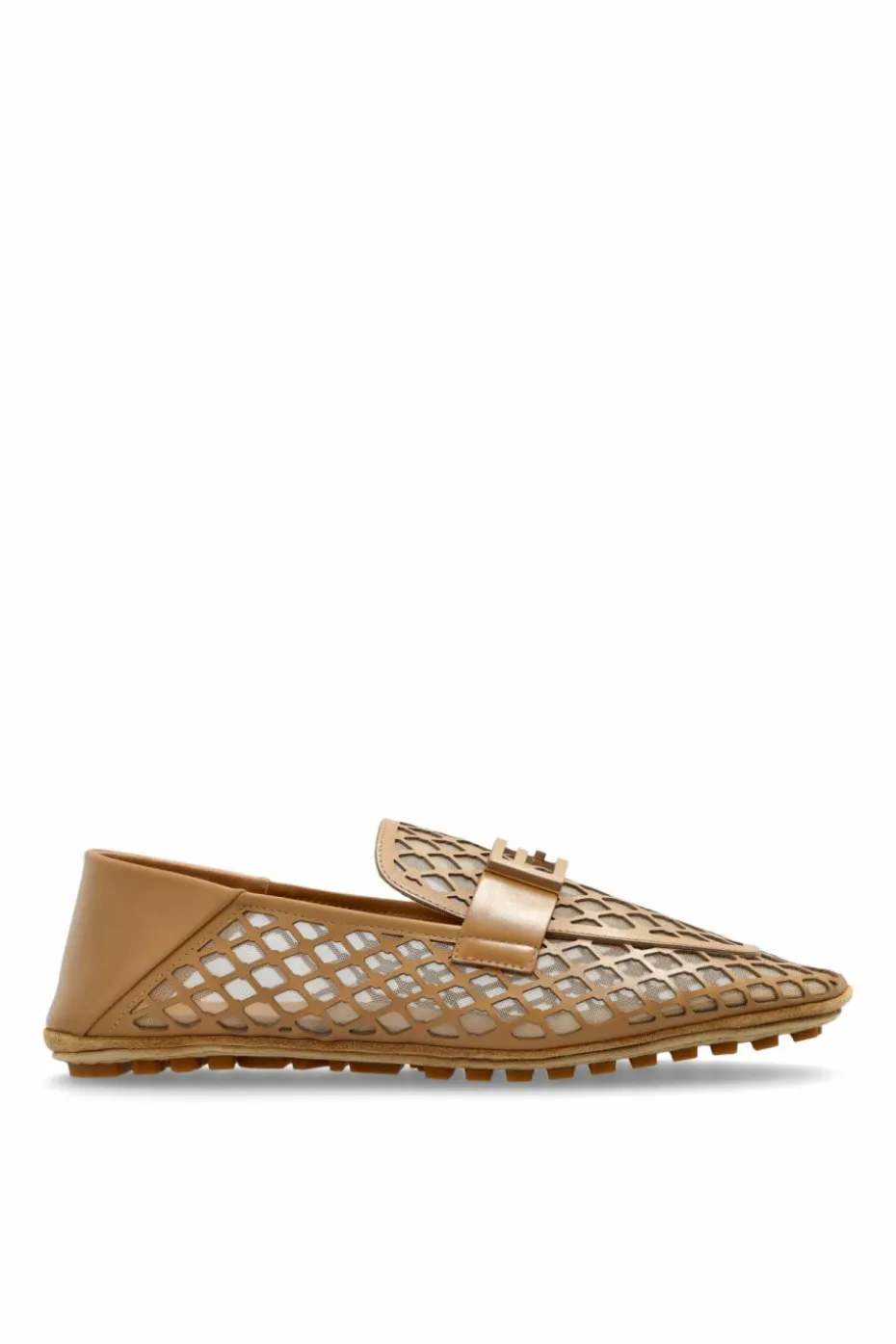 Fendi BROWN Leather loafers
