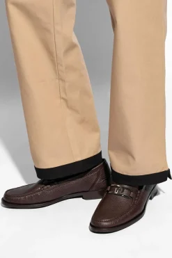 Fendi BROWN ‘O’Lock’ loafers