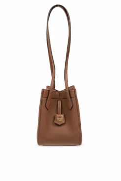 Fendi BROWN āOrigami Miniā Shoulder Bag