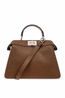 Fendi BROWN ‘Peekaboo IseeU Small’ shoulder bag