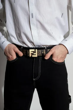 Fendi BROWN Reversible belt