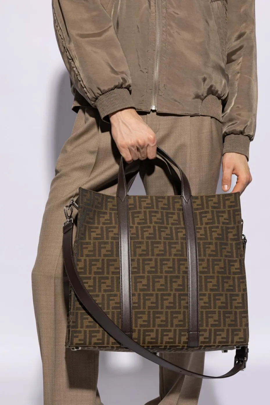 Fendi BROWN Shopper Bag
