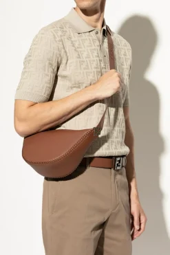Fendi BROWN Shoulder bag "Fendi Roma"