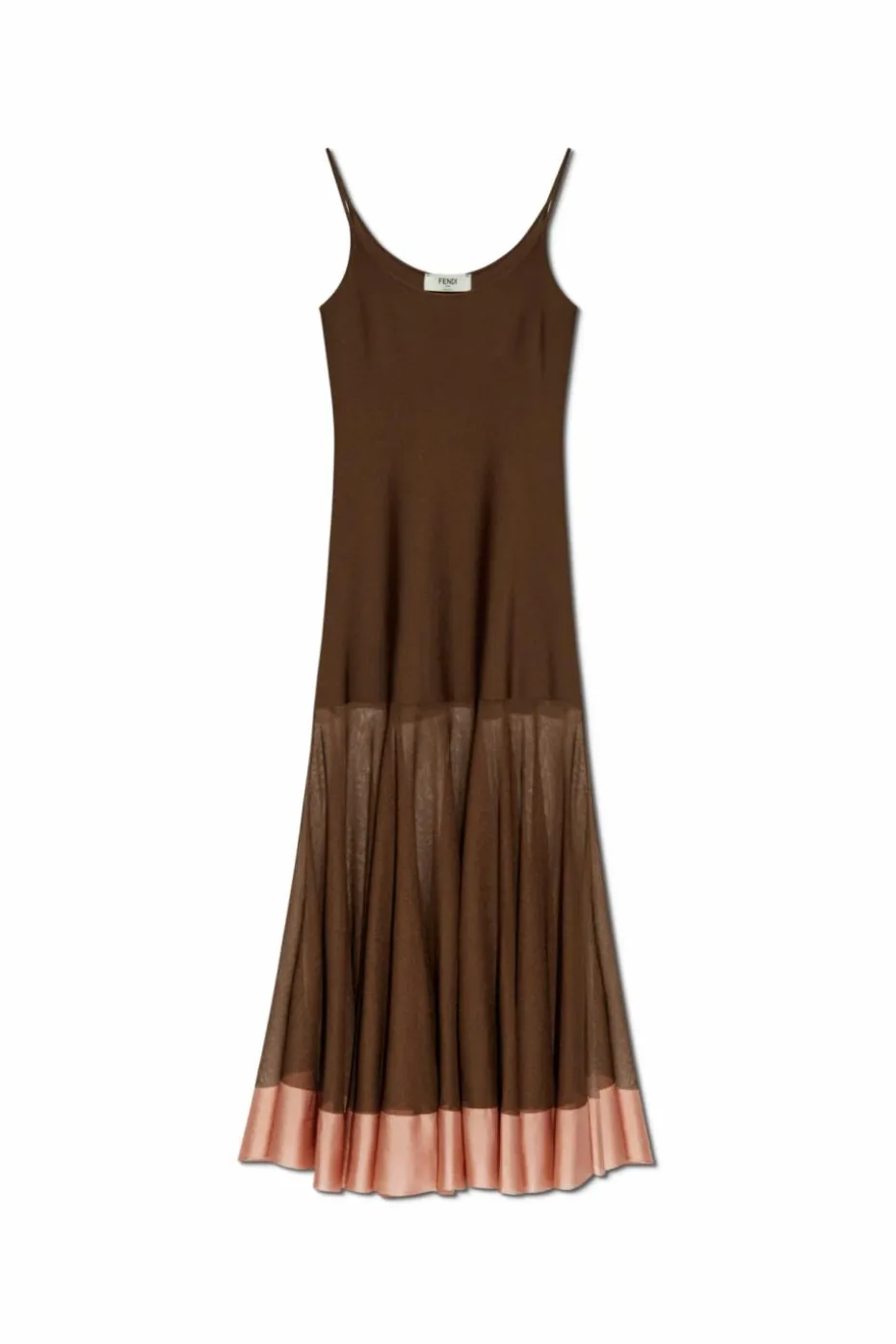 Fendi BROWN Strappy dress