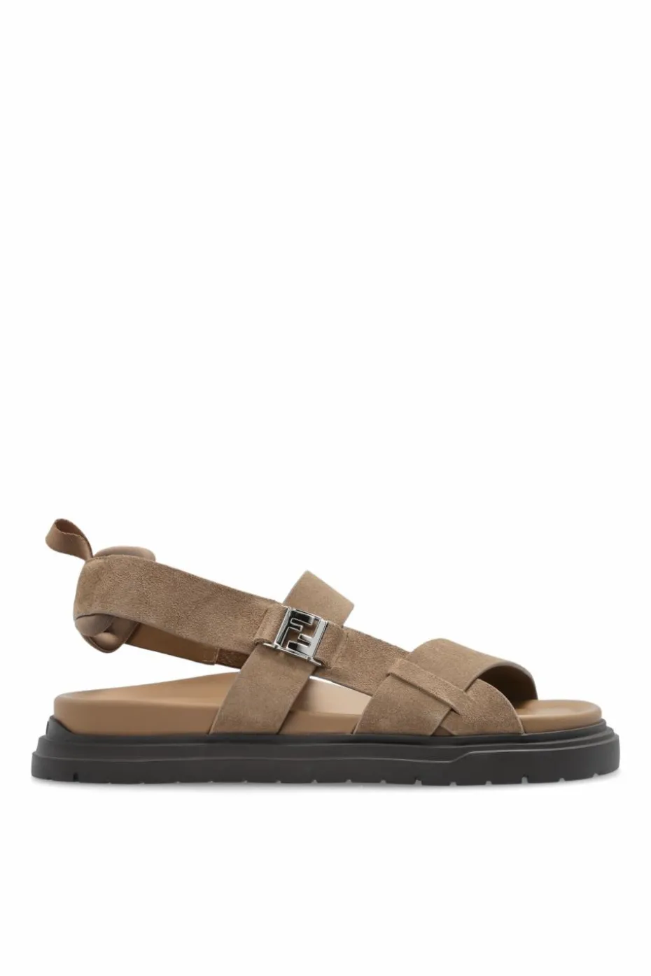 Fendi BROWN Suede sandals