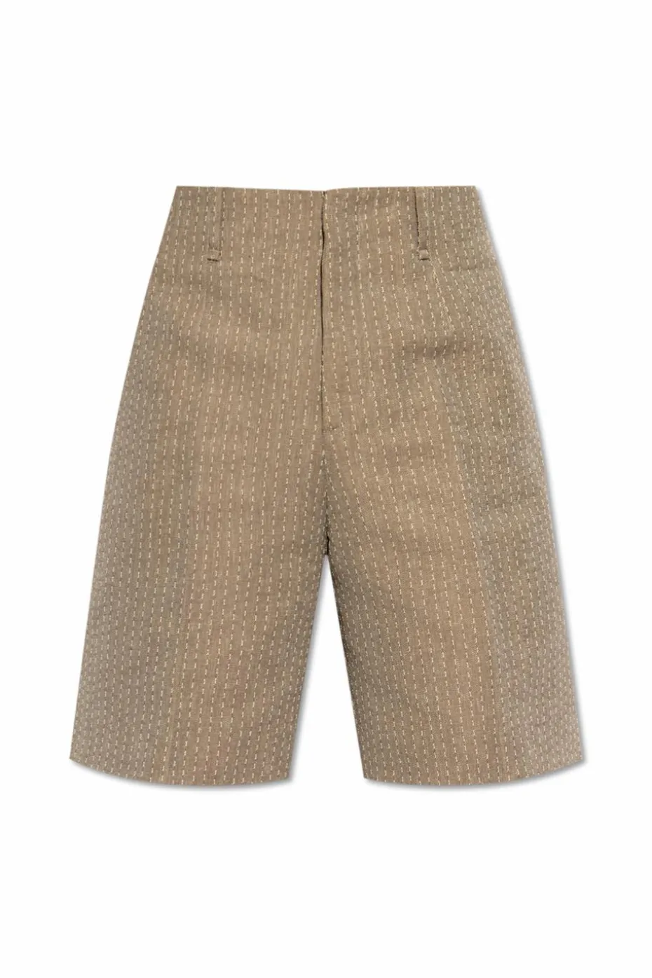 Fendi BROWN Wool shorts