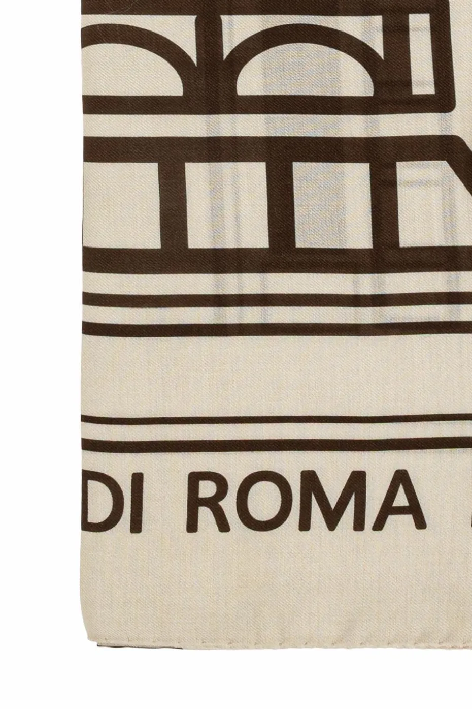 Fendi cream Scarf with logo