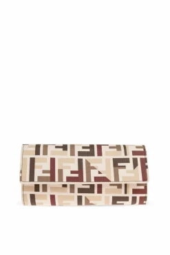 Fendi cream Wallet on chain "Fendi Roma"