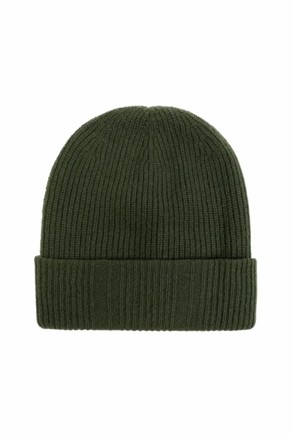 Fendi GREEN Wool hat with logo patch
