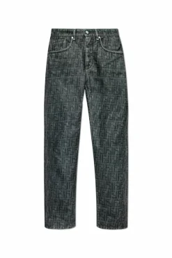 Fendi GREY Monogram Jeans