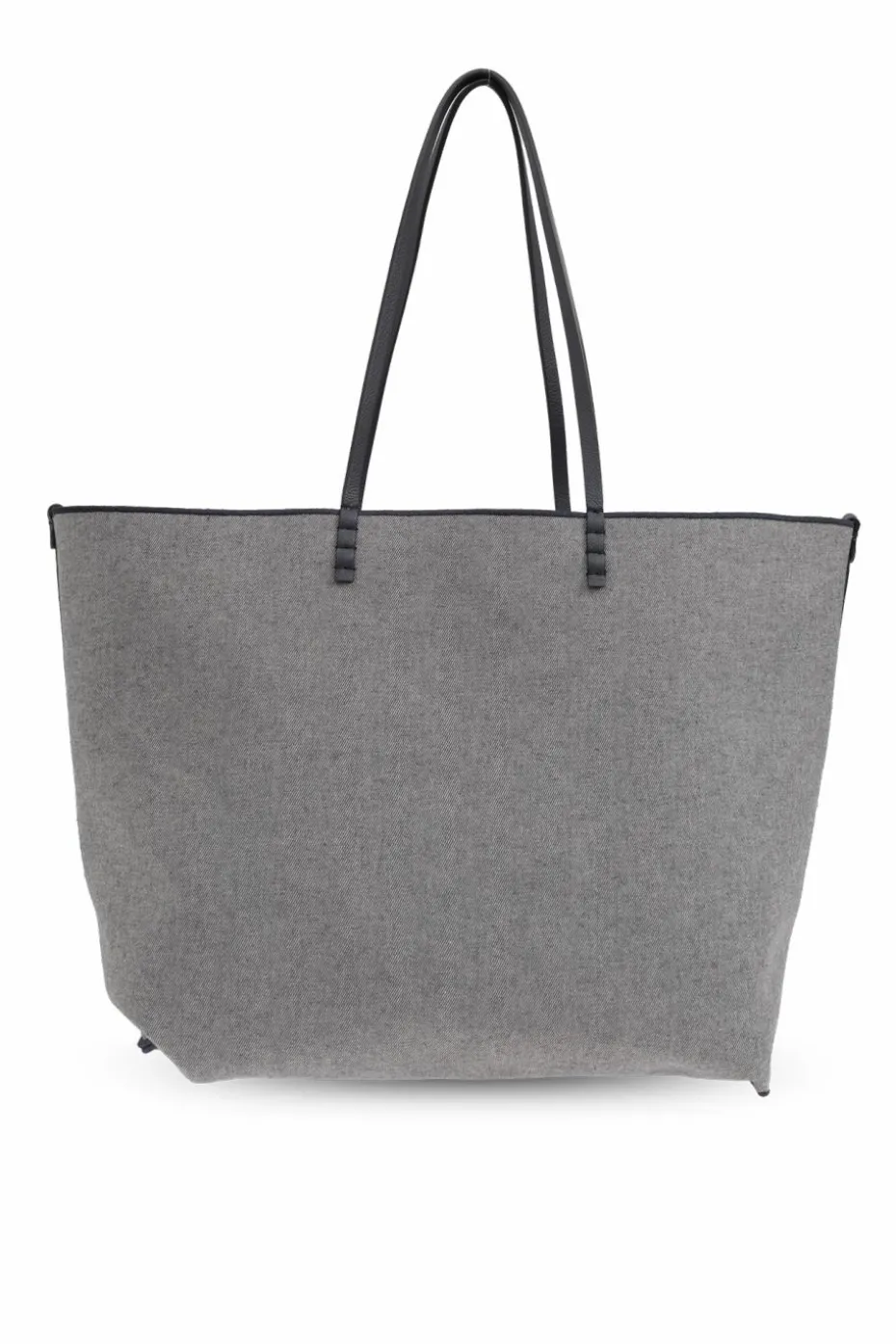 Fendi GREY Reversible 'Roll Large' shopper bag