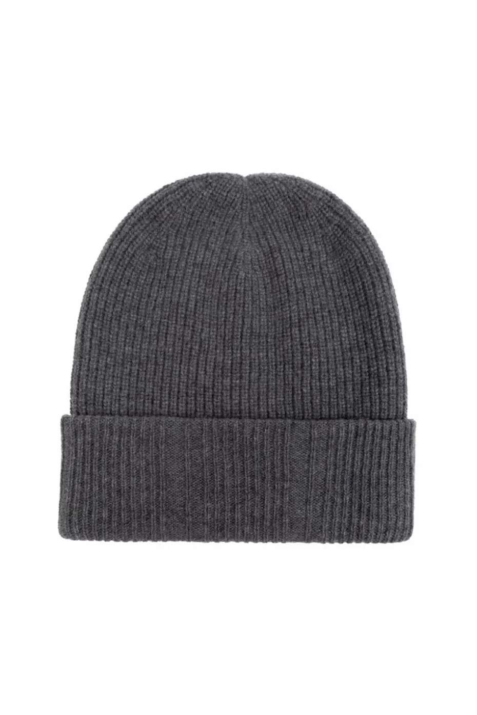 Fendi GREY Wool hat with logo patch