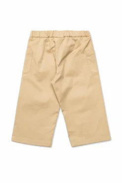 Fendi Kids beige Cotton pants with pockets