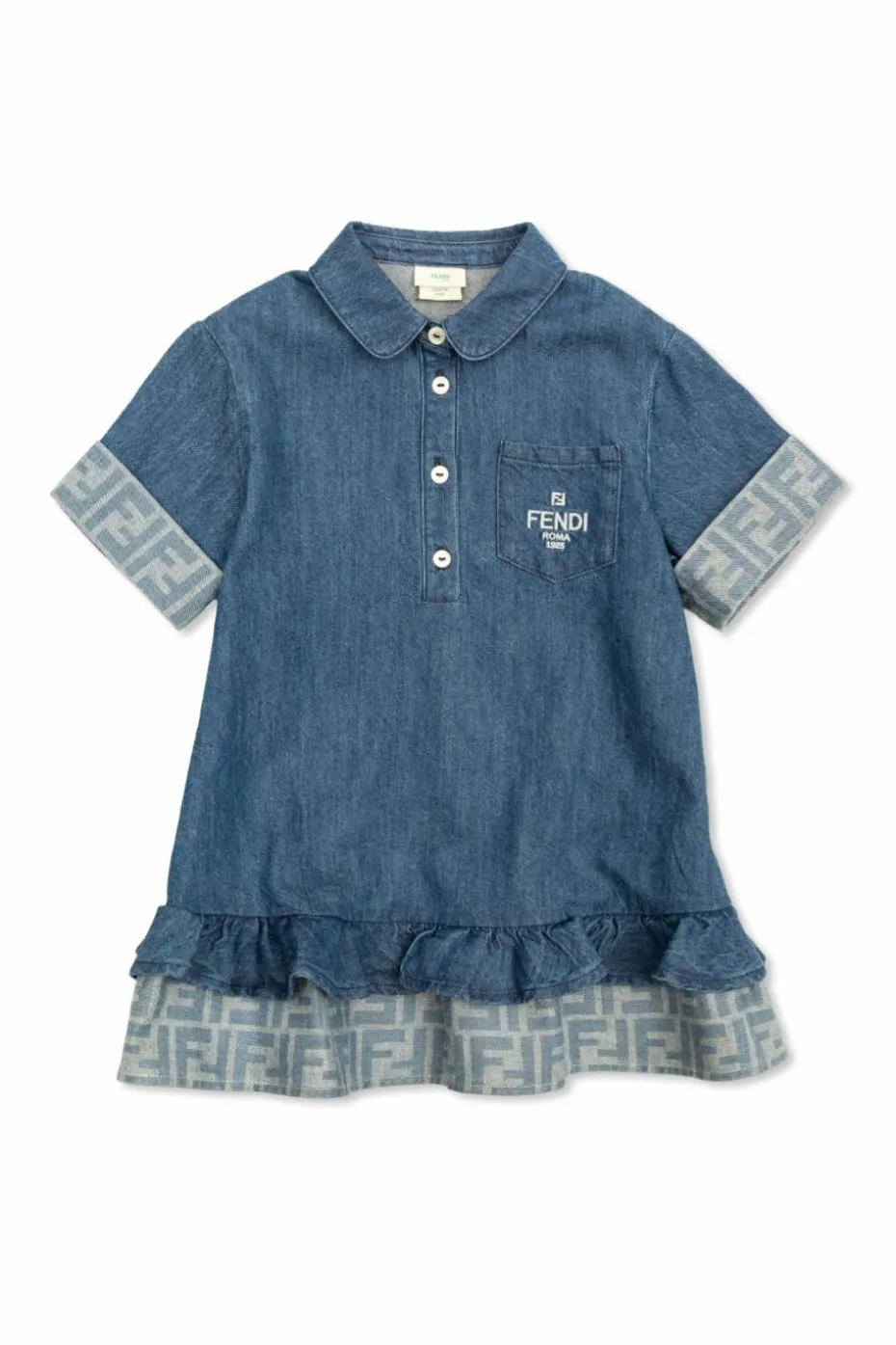 Fendi Kids BLUE Denim dress