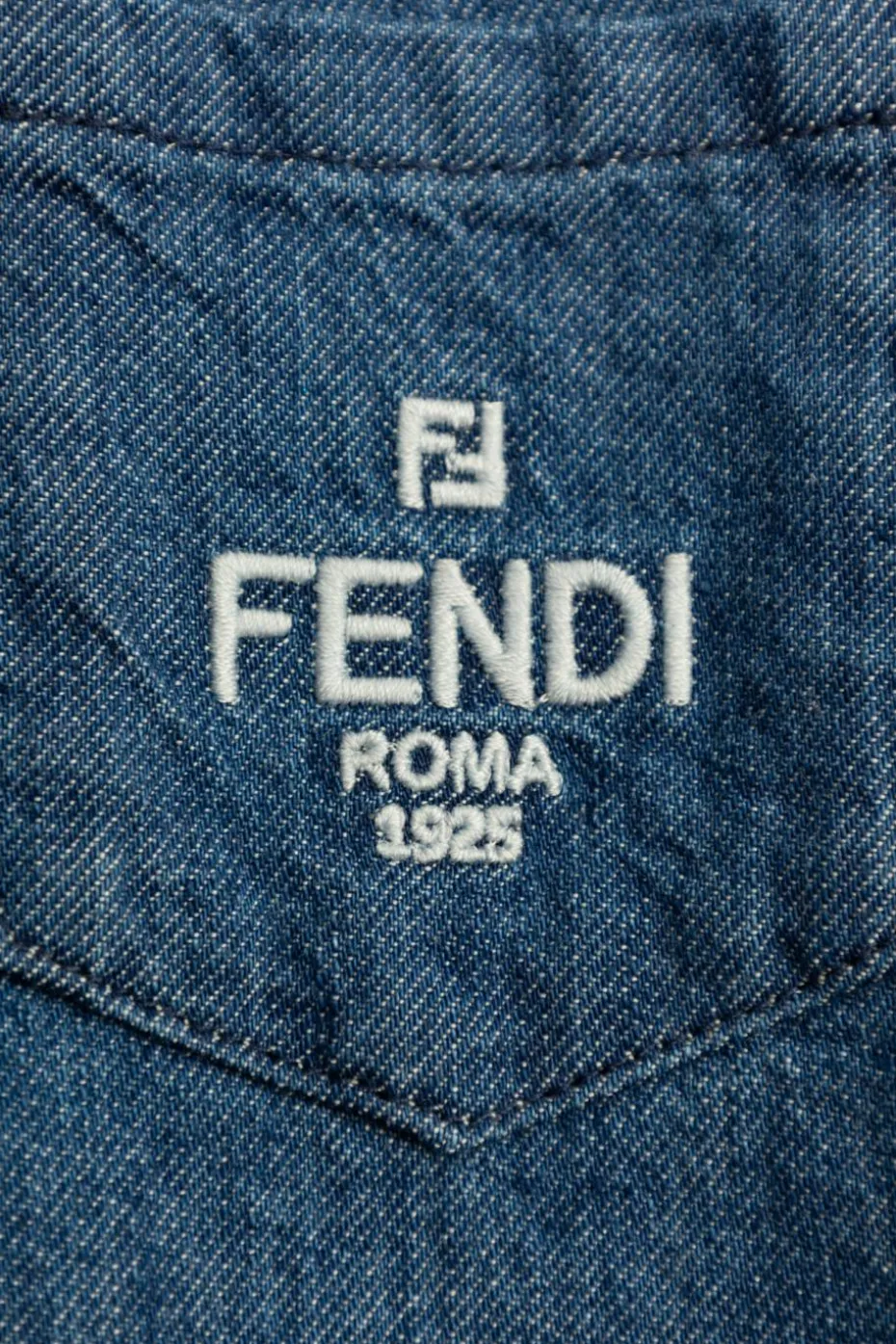 Fendi Kids BLUE Denim dress