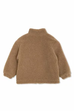 Fendi Kids BROWN Jacket with logo