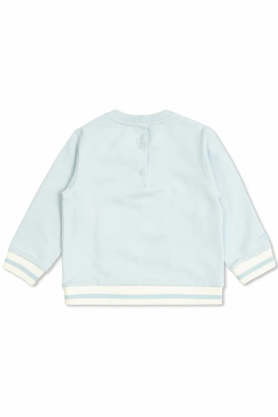 Fendi Kids light blue Sweatshirt with print