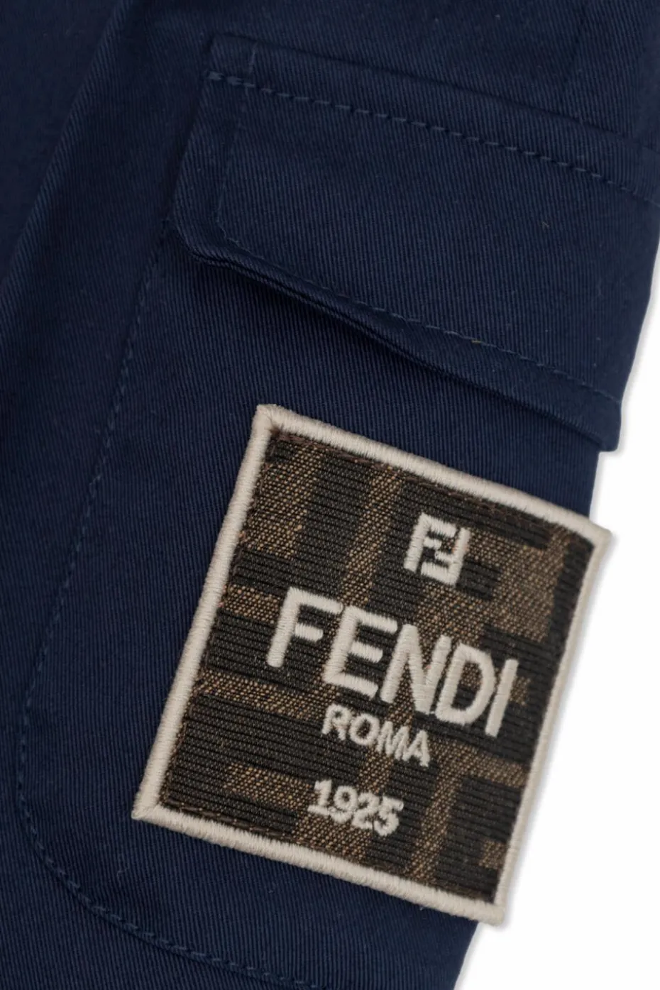 Fendi Kids NAVY BLUE Cargo pants