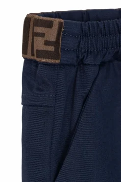 Fendi Kids NAVY BLUE Cargo pants