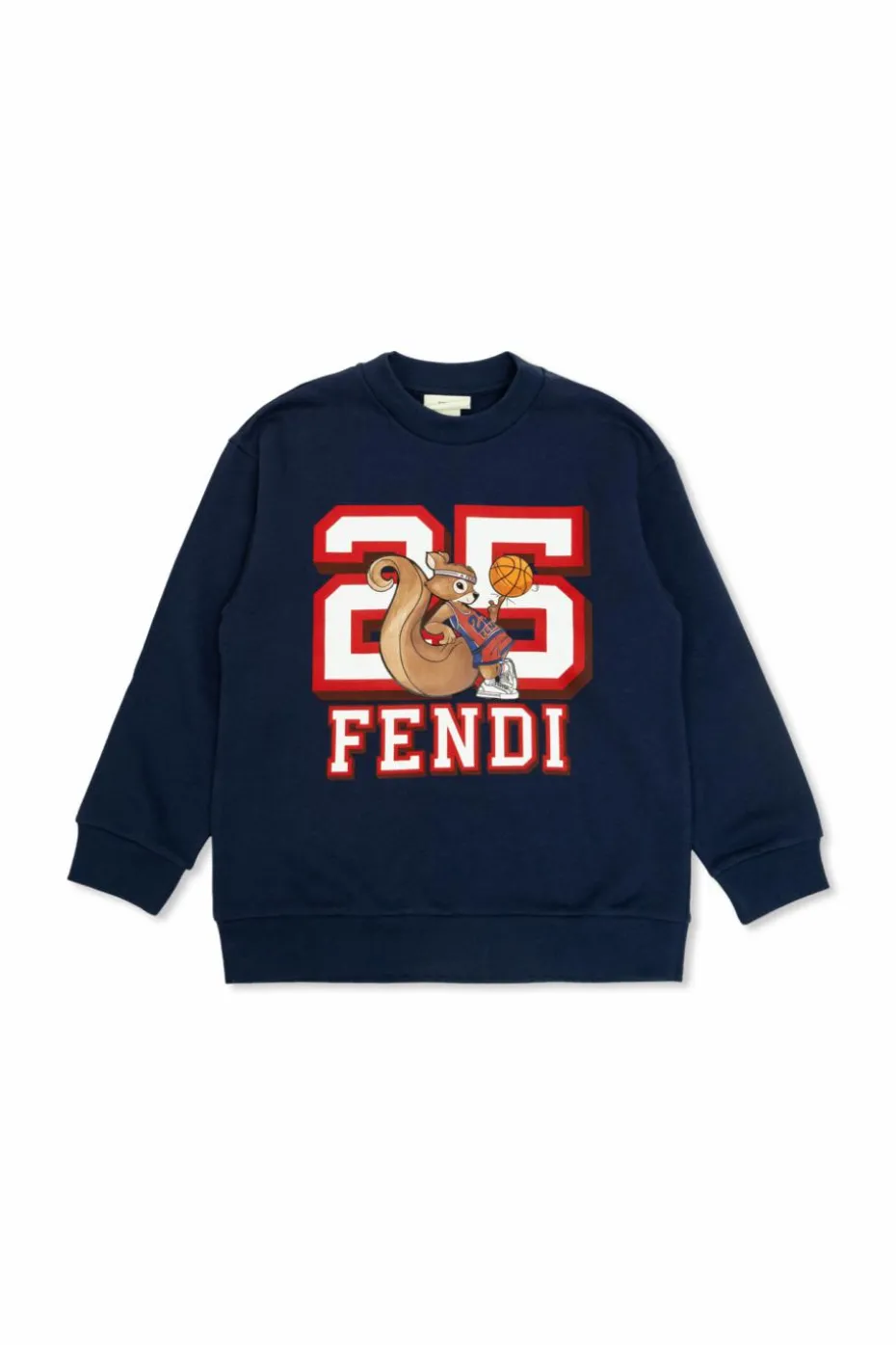 Fendi Kids NAVY BLUE Sweatshirt with colorful print