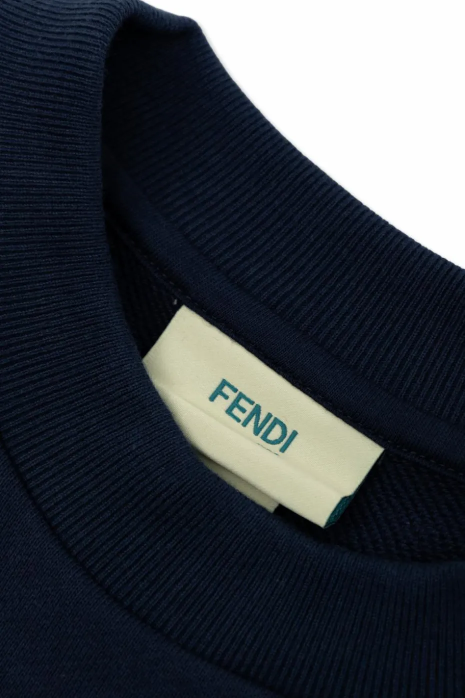 Fendi Kids NAVY BLUE Sweatshirt with colorful print