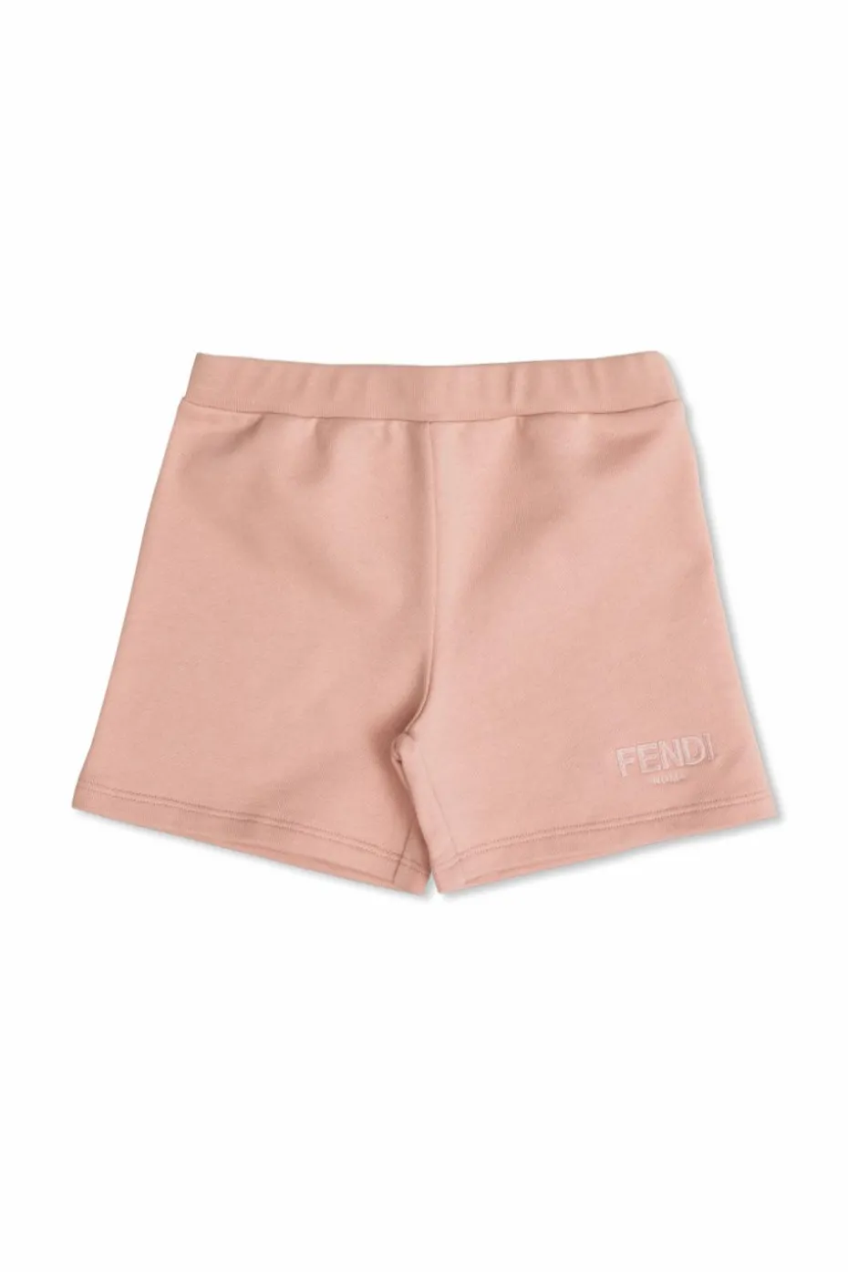 Fendi Kids PINK Shorts with embroidered logo