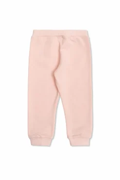 Fendi Kids PINK Sweatpants with embroidered logo