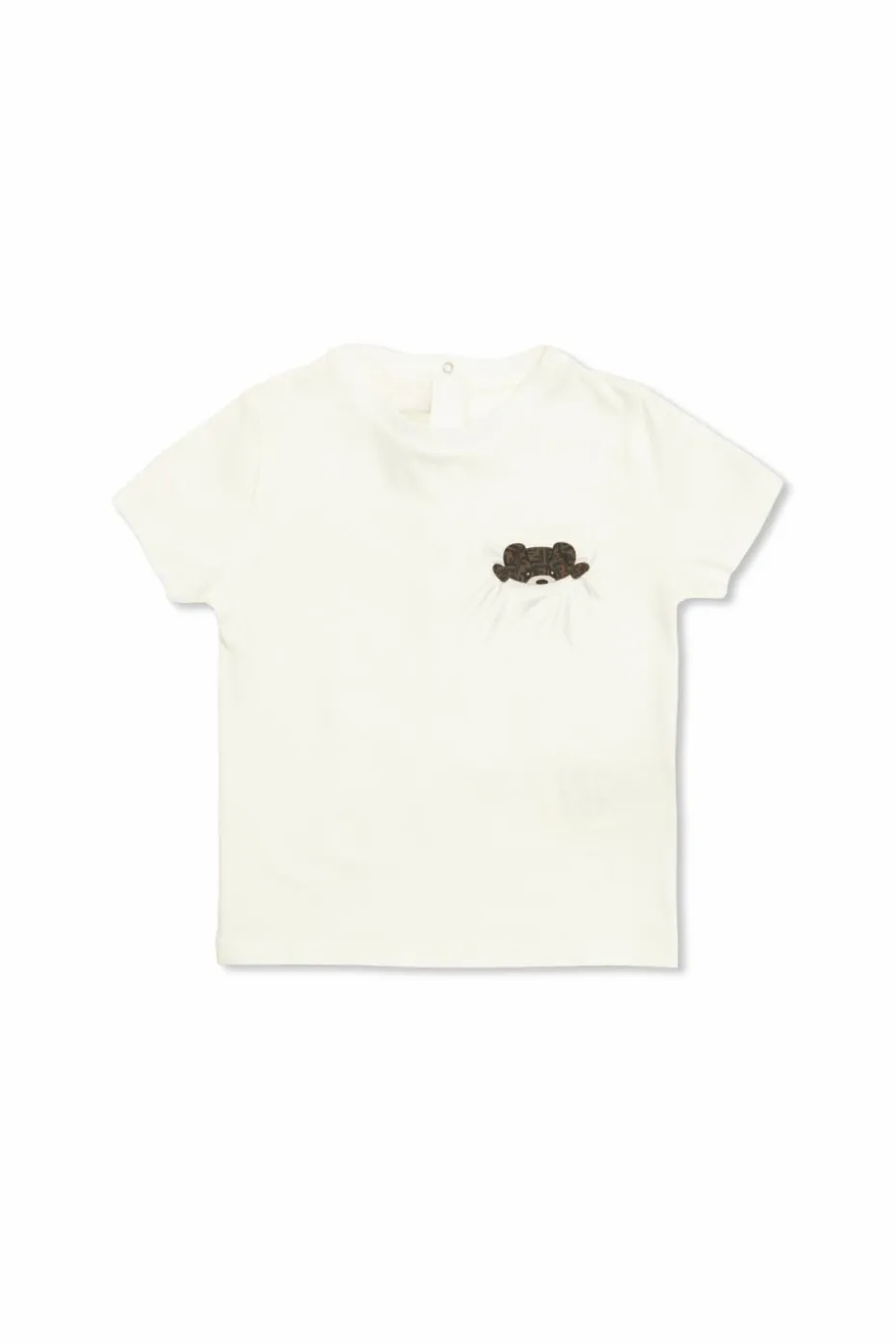 Fendi Kids WHITE Printed T-shirt